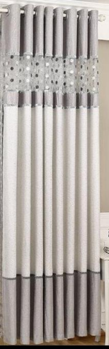 Aushöhlen Fenster Sichtschutz Jacquard Leinen Chenille Spleißen Vorhänge Raum Dekor - Bild 9 von 25