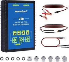 V50 Universal Gasoline Diesel Fuel Injector Driverbox Injector Type Tester 