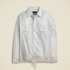 BEAMS PLUS Nylon Sports Shirt-jacket in Silver, Medium