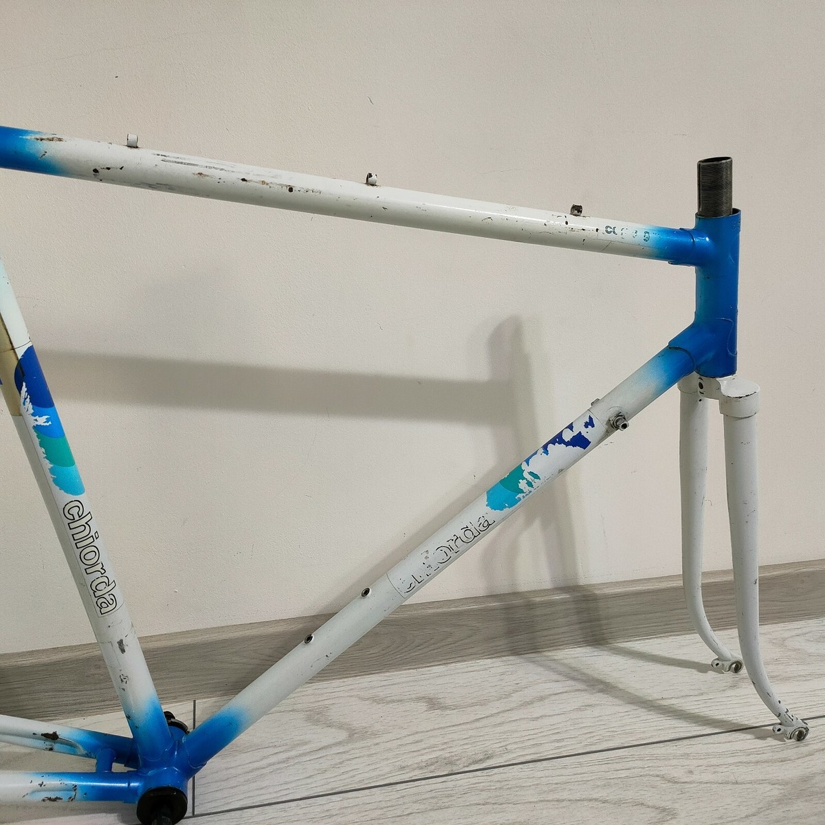 Vintage CHIORDA Road Bicycle Frameset Racing Steel Bike