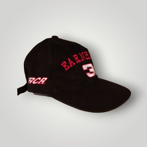 Dale Earnhardt Hat Black Adjustable Strap NASCAR Cap Race Car Competitors View - Picture 2 of 6
