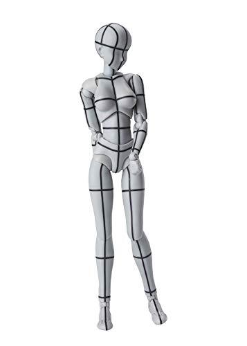 BANDAI S.H.Figuarts Body-chan Girl Wire Frame Gray Color 135mm