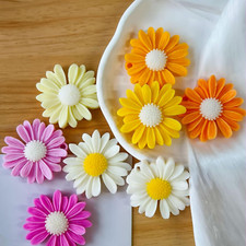 2 Pcs Daisy Flower Pendant Candle Mold - 2 Style - Silicone Resin Casting Molds