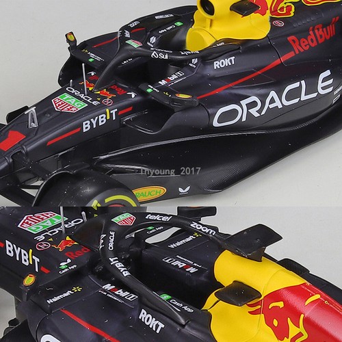 1:24 Red Bull F1 RB19 coche modelo Die Cast 2023 Fórmula 1 coche Max Verstappen 1 - Imagen 19 de 20