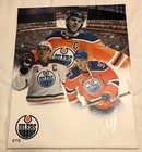 Connor Mcdavid Signed Autographed 16x20 Stretched Edmonton Oilers Canvas Psa/Dna