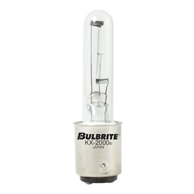 Bulbrite 473240 KX40CL/DC Bayonet BA15d Krypton Xenon 120V 40W T3 Clear 2700K