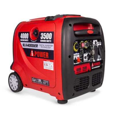 A-iPower 4000W Inverter Generator   Gas, Electric Start, Quiet, RV Ready