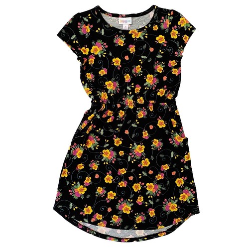 Lularoe Julia Dress, Black And Tan- Large, NWT! | eBay
