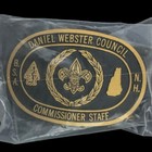 Max Silber Commissioner Staff Nh Dwc Boy Scouts BSA New NOS Vintage Belt Buckle