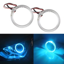 2 Ice Blue 3.0 Led Light Guide Angel Eyes Halo Rings Drl Car Headlight Retrofit 2 Ice Blue 3.0 Led Light Guide Angel Eyes Halo Rings Drl Car Headlight Retrofit