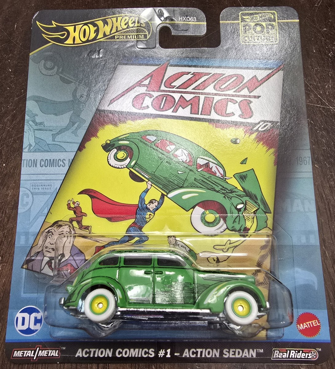 Hot Wheels 2024 Pop Culture DC Superman Action Comics #1 - Action