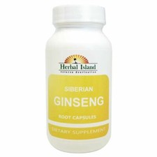 Ginseng - Siberian - Eleuthero Root Powder Capsules 500mg Each  Free Shipping 