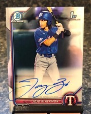 Jojo Blackmon 2022 Bowman 1st Chrome Auto