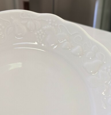 PH. Deshoulieres Porcelain De Limoges France White 8.5