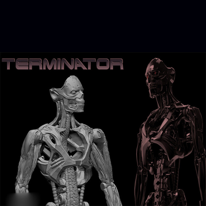 REV-9,TERMINATOR 1/8 25cm 3D print figure Model Kit