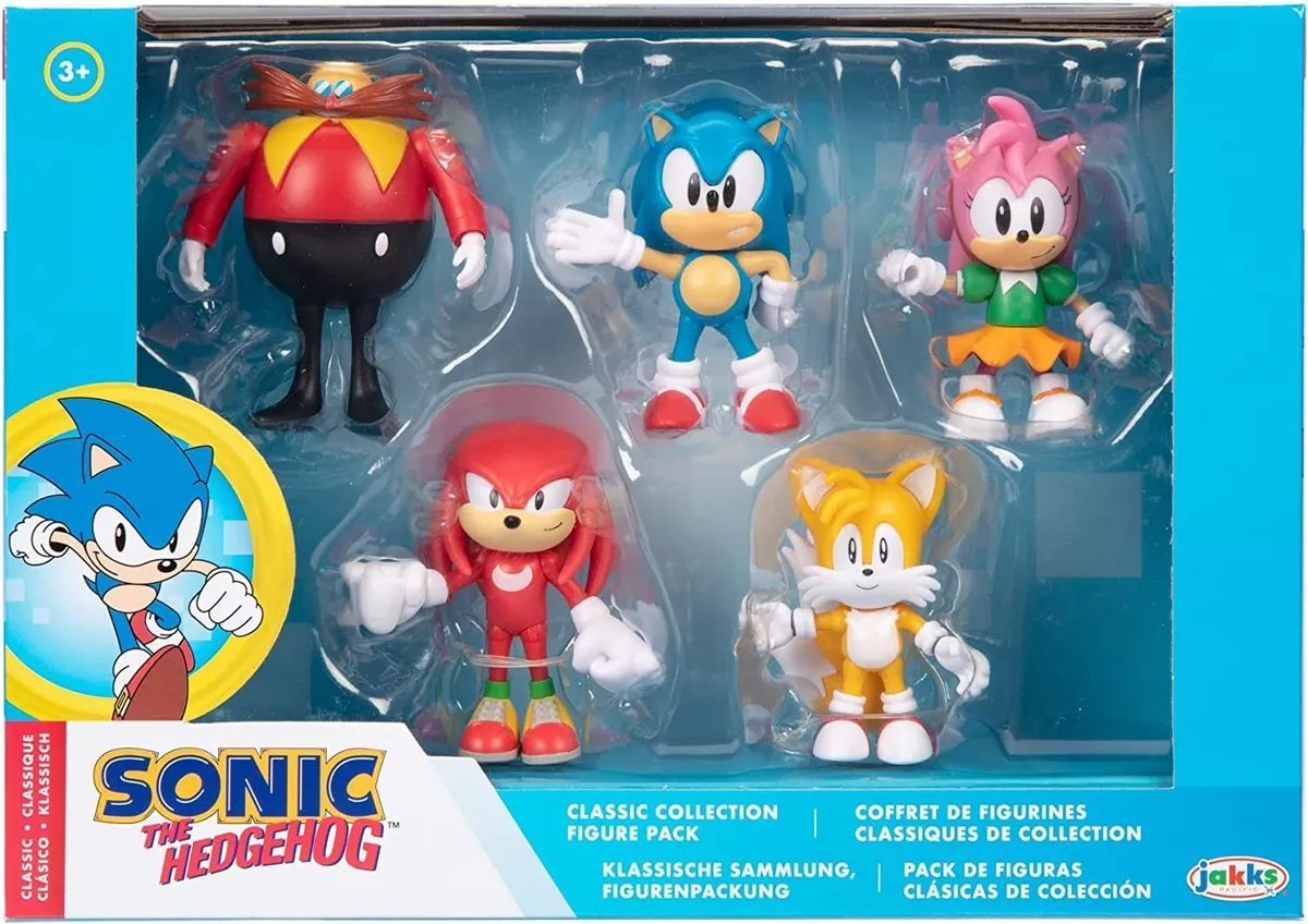 Sonic Boom 3 Action Figure Bundle - Sonic Tails Amy Knuckles Dr Eggman