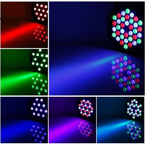 110W PAR Can Light 36LED RGB Stage Lighting DMX DJ Party Wash Up Lights - Picture 8 of 28