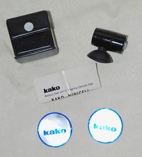 Vintage KAKO Mini Cell Flash Slave Trigger Case Instructions Stickers Japan