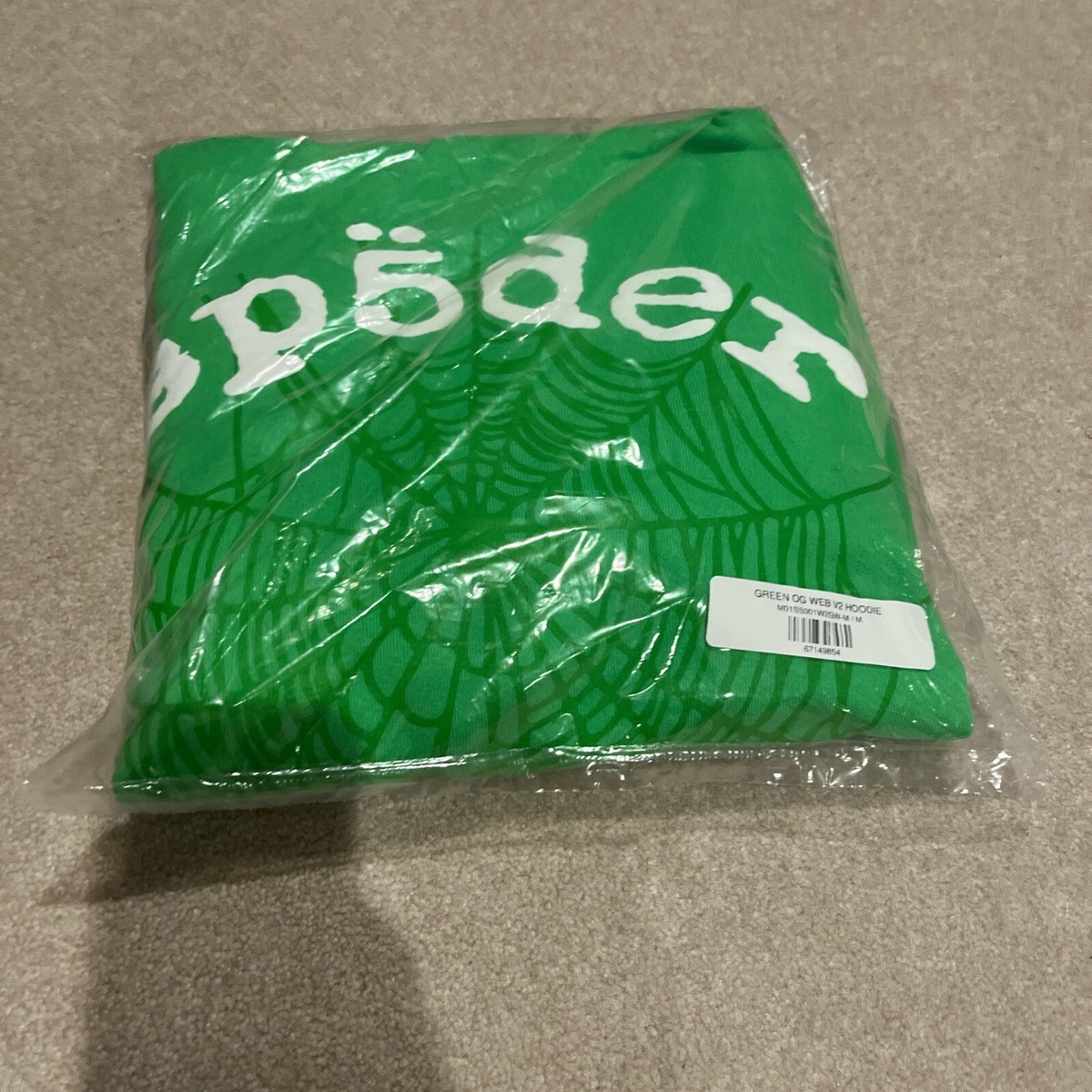 SP5DER Green Legacy OG WEB HOODIE | eBay