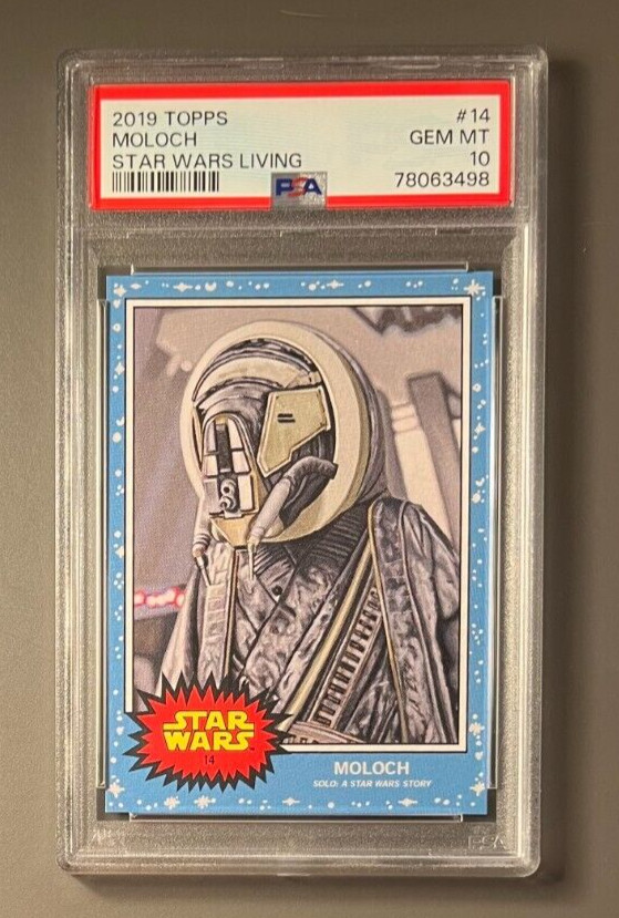 2019 Topps Star Wars Living Set Card #14 Moloch PSA 10