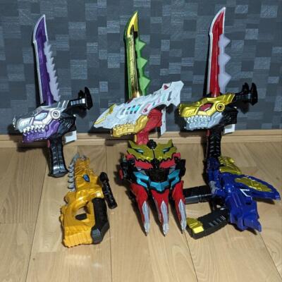 Power Rangers Dino Fury Ryusoulger DX Morpher Weapon 6p set BANDAI