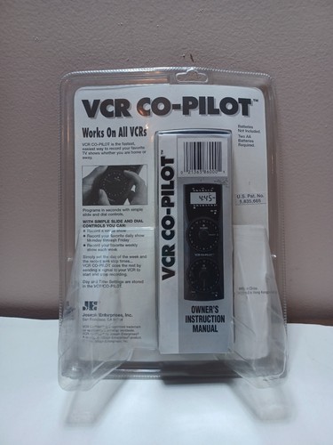 VCR COPILOTO VCR Programación Control Remoto De Colección VHS Nostalgia TV Grabación Atracón - Imagen 2 de 8