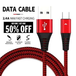 LED USB Type C Fast Charger Cable For Samsung Galaxy S9 S10 S20 Note 10 20 Ultra