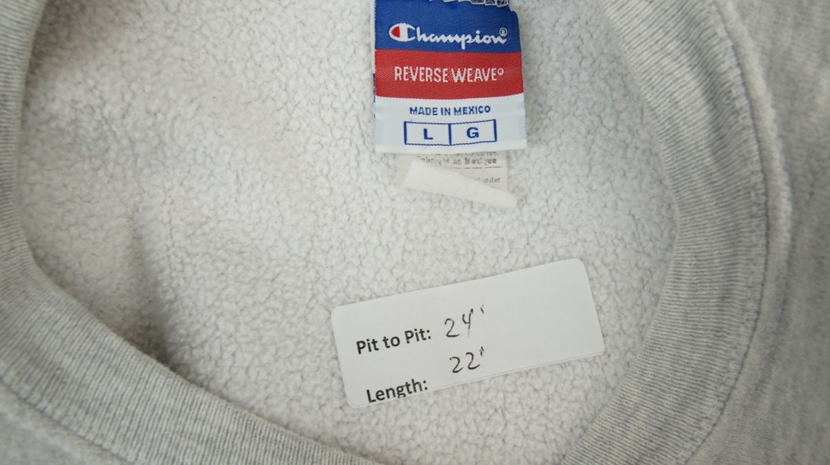 Vintage Reverse Champion Manhattan College Sweatshirt Short