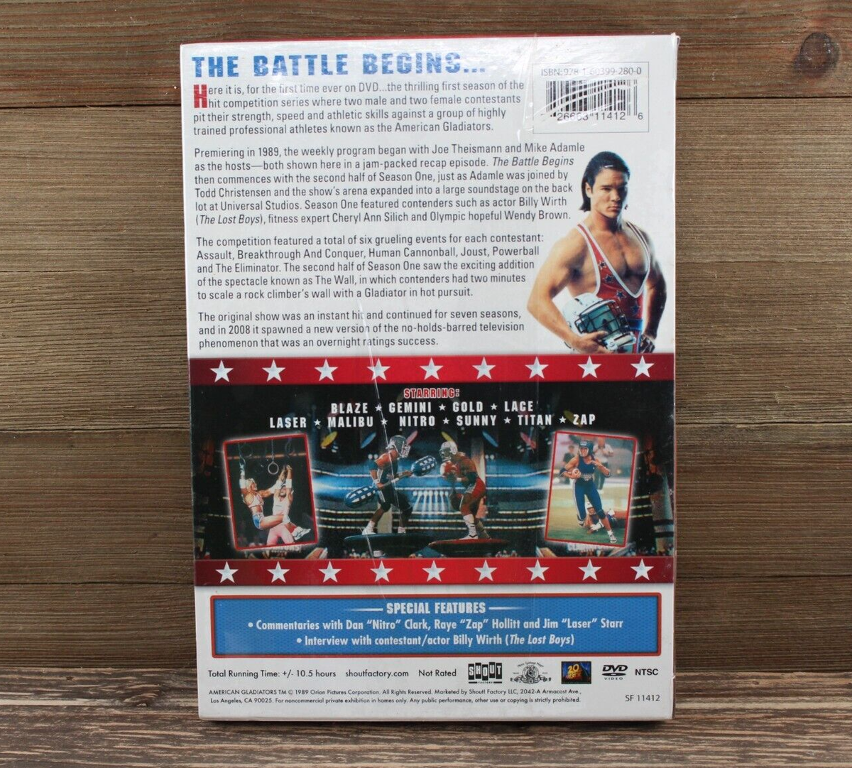 American Gladiators the Original Series The Battle Begins 3 DVD