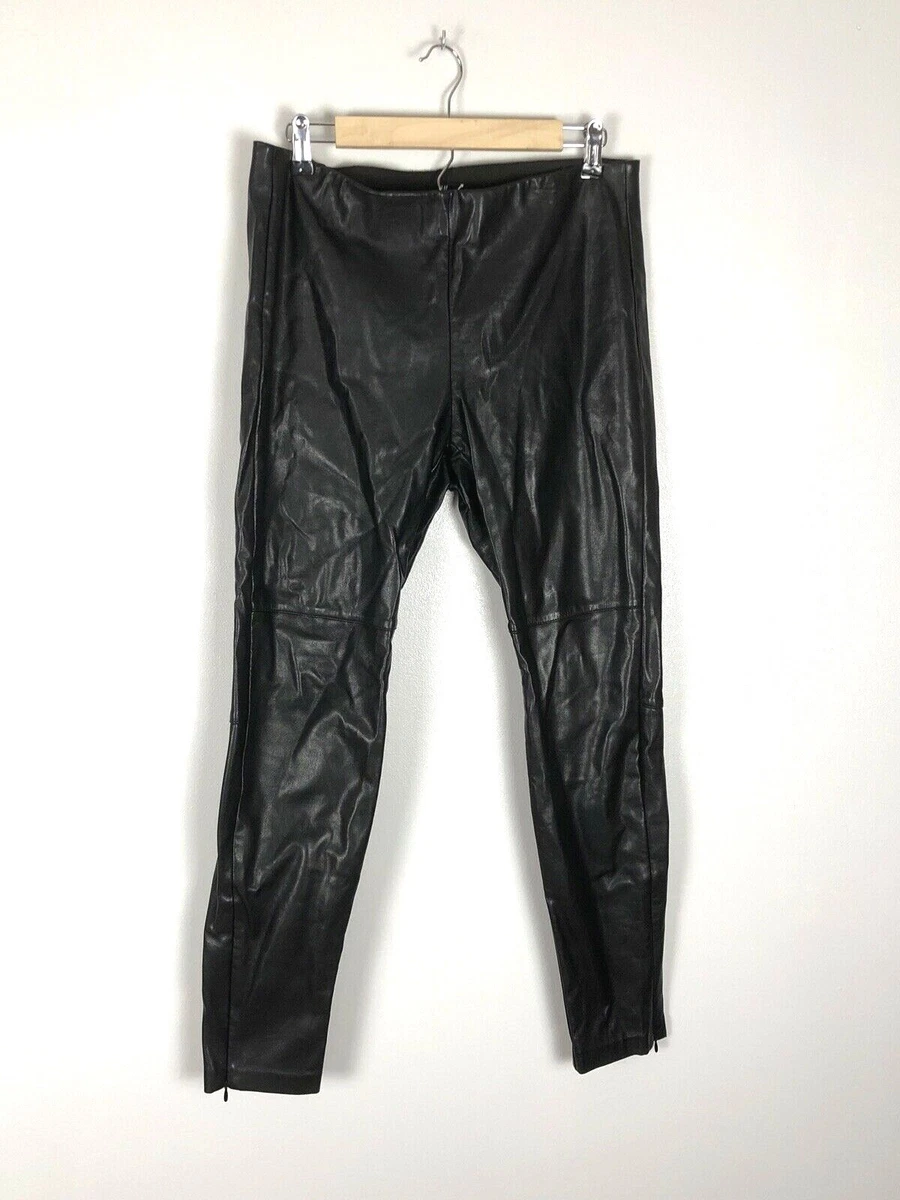 H&m faux top leather leggings