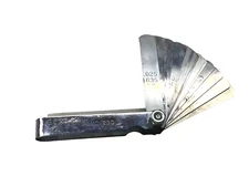 GENERAL TOOLS No. 230 THICKNESS FEELER GAUGE, 21 LEAVES, 3" LONG, .0015”-.025”