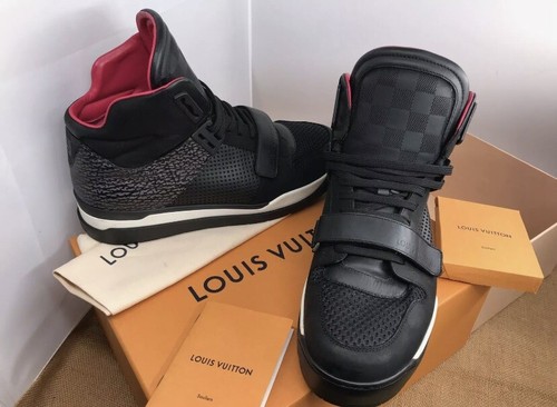 Auth Louis Vuitton Para Hombre Zapatos Tenis Bota 8.5 LV US 9.5 Trail  Blazer MSRP $995 | eBay