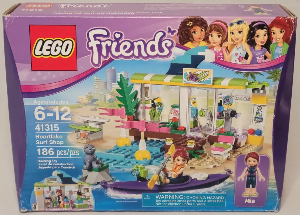 LEGO 41315 Friends Heartlake Surf Shop DAMAGED BOX Mia Velvet