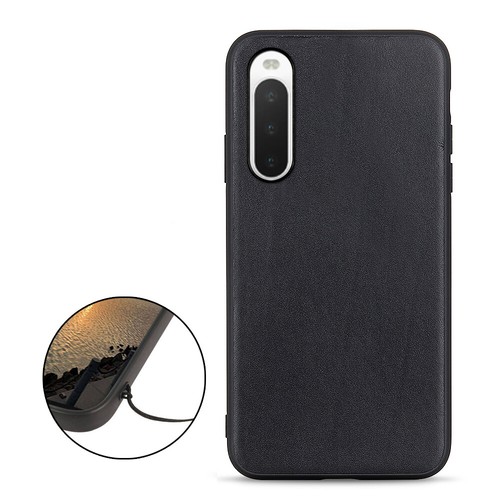 Funda resistente a los golpes de piel de cordero de cuero auténtico para Sony Xperia 5/10/1 V/IV/III - Imagen 10 de 13