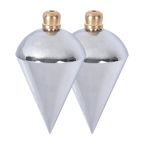2 X Trojan Plumb Bob 150G Builders Metal Steel Building Bricklayers Level Guide - Picture 4 of 4