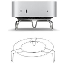 Metal Desktop Bracket Stand For Mac Mini M4/M4 Pro 2024 Host Cooling Rack Holder