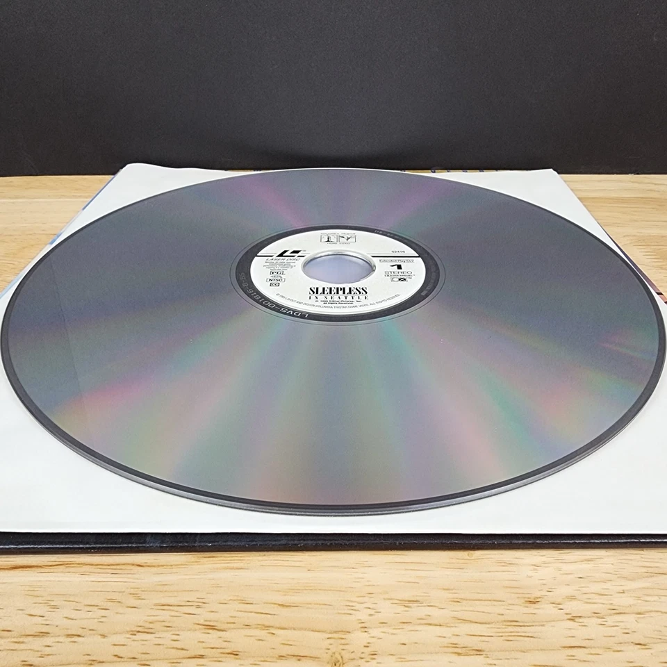 Sleepless In Seattle Laserdisc LD Movie Deluxe Widescreen Tom Hanks Meg Ryan - Imagem 3 de 4
