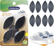 4 Pairs Shoe Heel Repair Plates Taps, Sneaker Single Side Worn Black