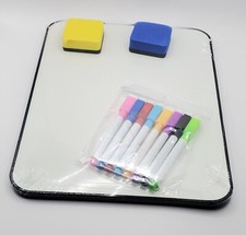 Ruled Dry Erase Lapboard Double Sided Dry Erase Board Small Whiteboard for Kids