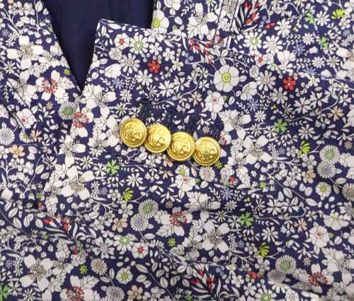 J. Crew Liberty London Women's Blazer June's Meadow Floral Schoolboy Sz 4 - Picture 9 of 10
