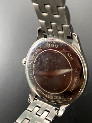 腕時計　MICHAEL KORS Michael Kors Lexington 36mm Steel Blue Monogram Dial Ladies