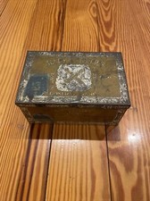 Cigar Tin Box, Alles & Fisher's J. A. Boston. Mass., Union Made, Partial Stamps