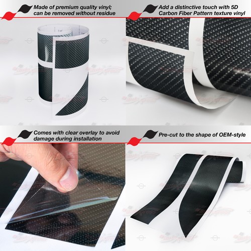 Seitenschweller Rennstreifen Grafik Vinyl Aufkleber Dekor für BMW E60 E61 5er - Bild 12 von 12