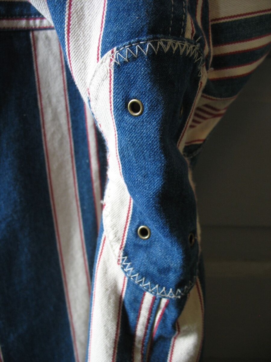Vintage Ralph Lauren Striped Denim Chore Jacket Size M | eBay Vintage Ralph Lauren Striped Denim Chore Jacket Size M | eBay