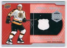 2015-16 UPPER DECK A PIECE OF HISTORY 1000 POINT CLUB RAY BOURQUE JERSEY 1 COLOR