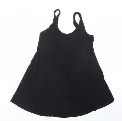 Divided by H&M Damen-Tanktop schwarz Viskosemischung Größe 12