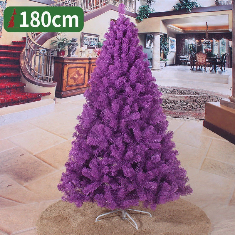 4ft 5ft 6ft 7ft Christmas Tree Undecorated Pink Purple Blue Gold Silver Black - Image 4 of 4
