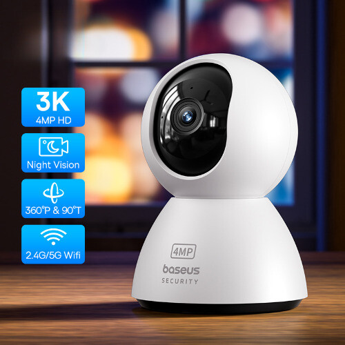 4MP IP 5G WIFI PTZ Camera with 3K Clarity and Two-Way Audio for Home Security