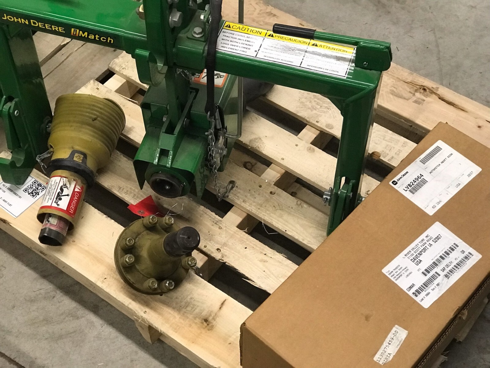 John Deere IMATCH quick connect hitch eBay