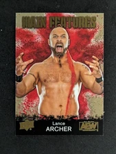 2021 Upper Deck AEW Main Features Gold Parallel #MF-3 Lance Archer